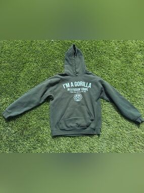 Glo Gang ‘Im a gorilla in a coupe’ hoodie Glory Univeristy Chief Keef Size M